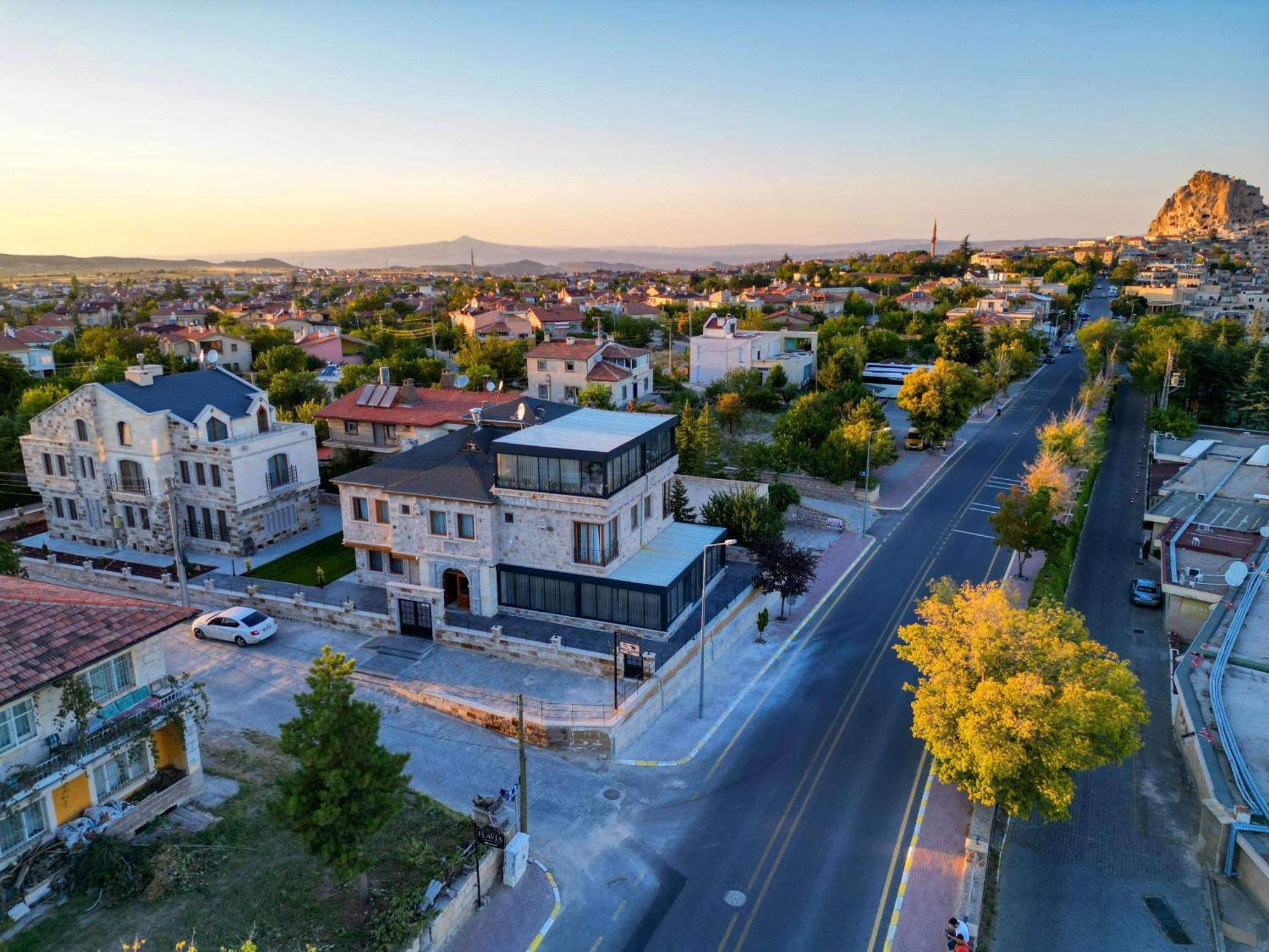 Remus Romulus Cappadocia Hotel Üchisar Bagian luar foto
